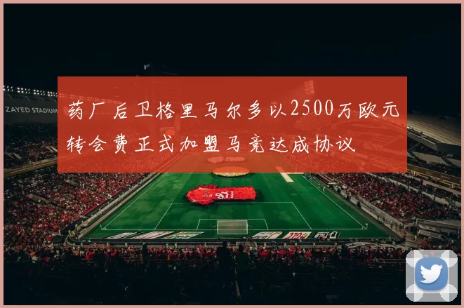 药厂后卫格里马尔多以2500万欧元转会费正式加盟马竞达成协议
